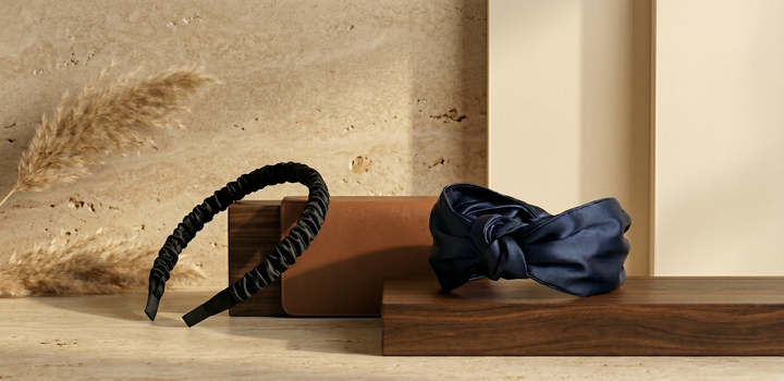 Zo stijl je een zijden haarband