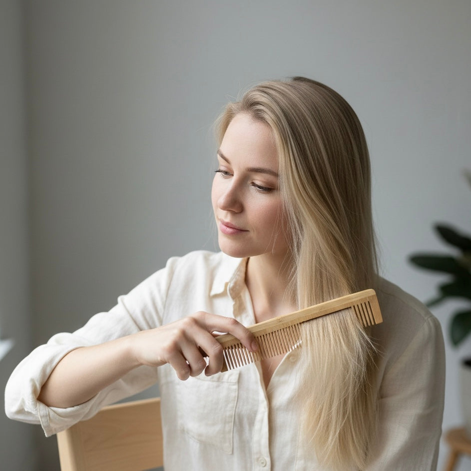 yosmo-bamboe-haarkam-dun-model