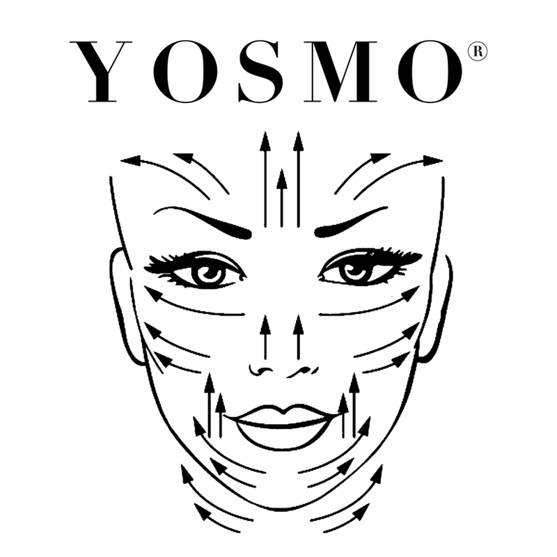 YOSMO 100% Natural Stone Rose Quartz Gua Sha Face Tool