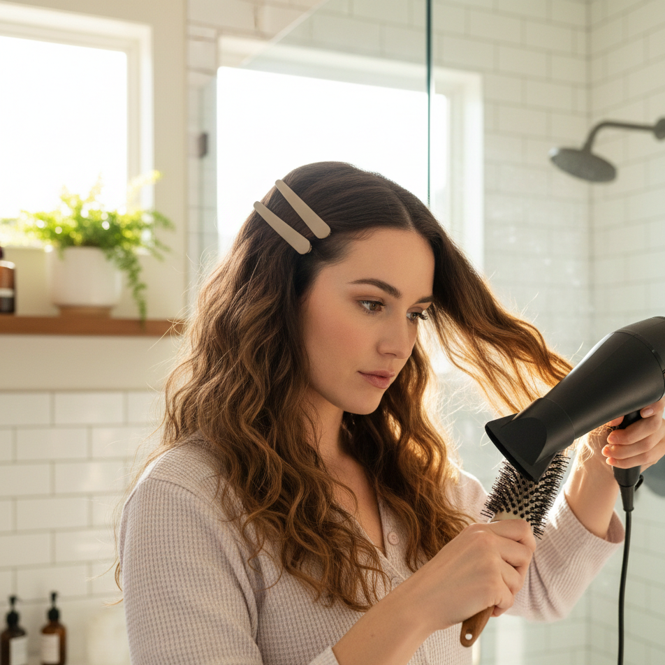 model-draagt-salon-haarclips-yosmo-nude