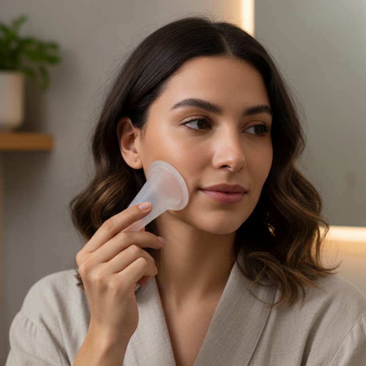 yosmo-gezicht-massage-cup-in-gebruik