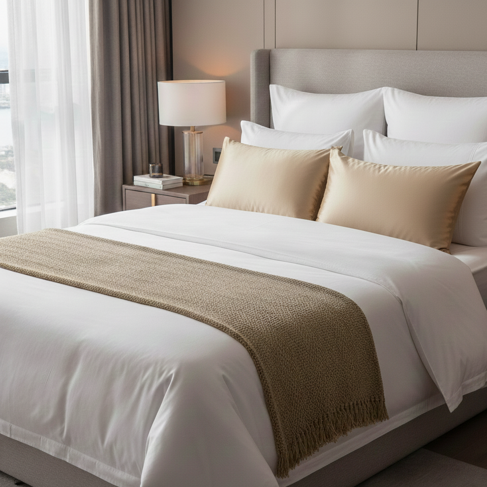 zijden-kussensloop-yosmo-champagne-op-bed