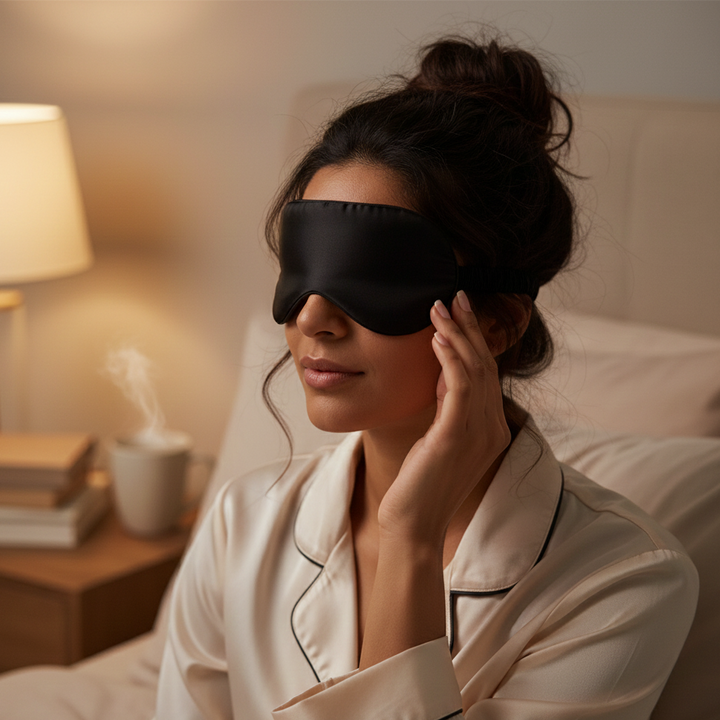 yosmo-zijden-slaapmasker-zwart-model