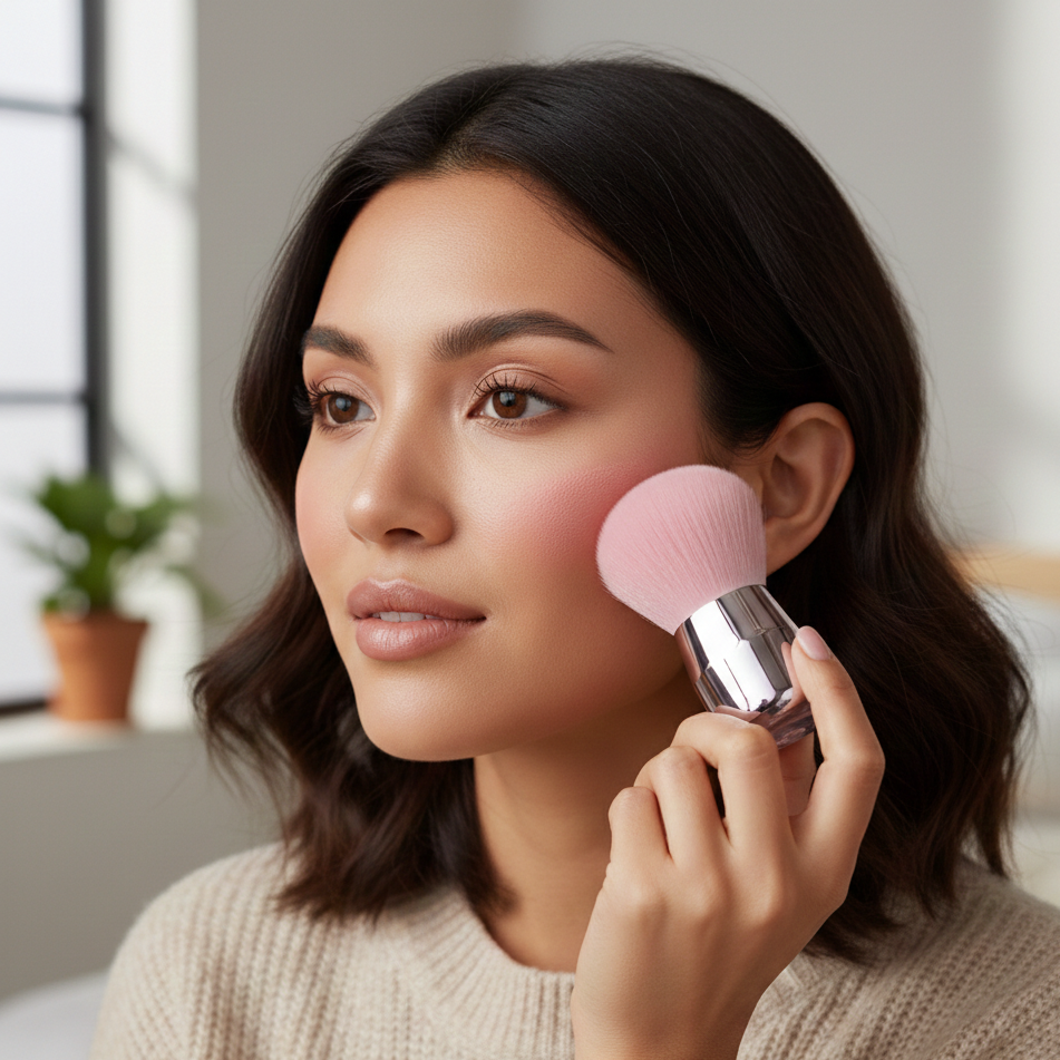 yosmo-kabuki-make-up-kwast-in-gebruik